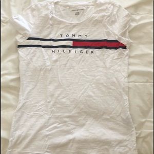 tommy hilfiger white tee